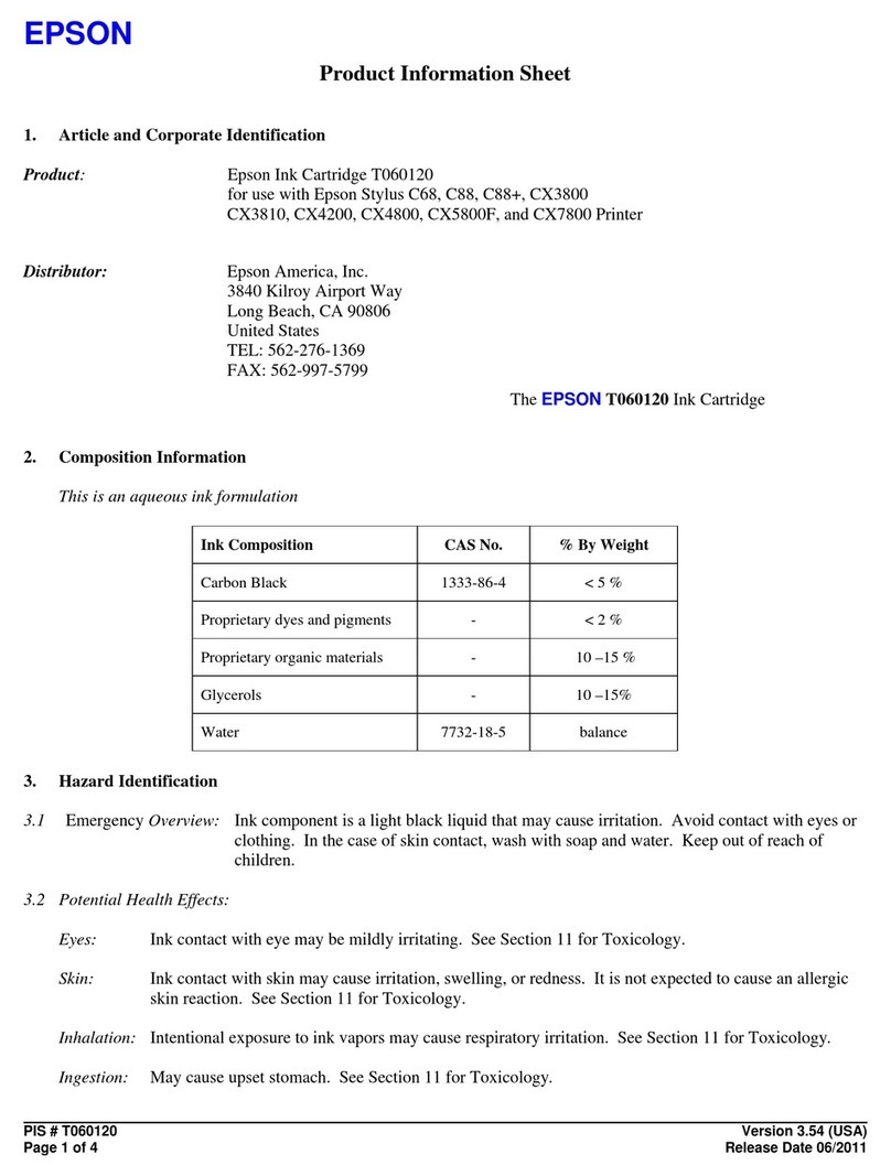 Epson T060120 Operating manual
