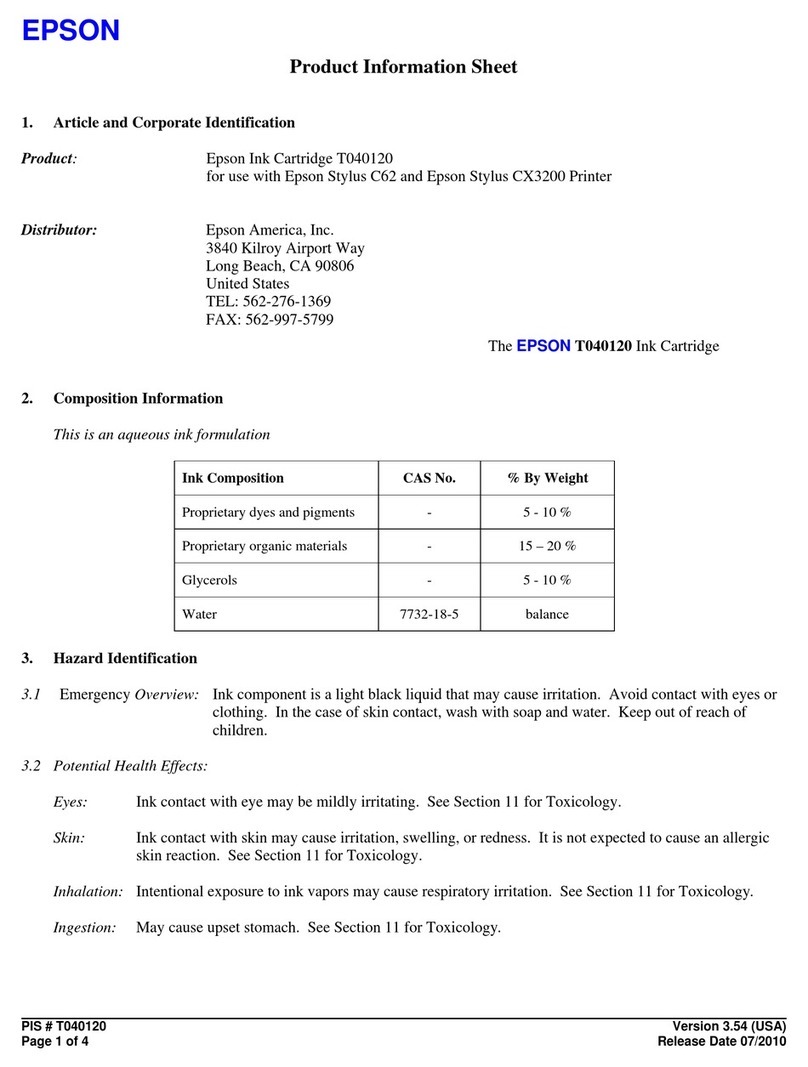 Epson T040120 Operating manual Epson T040120 Operating manual
