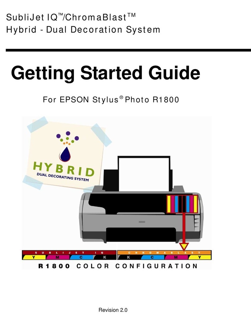 Sawgrass Technologies R1800 - Stylus Photo Color Inkjet Printer Getting started guide Sawgrass Technologies R1800 - Stylus Photo Color Inkjet Printer Getting started guide