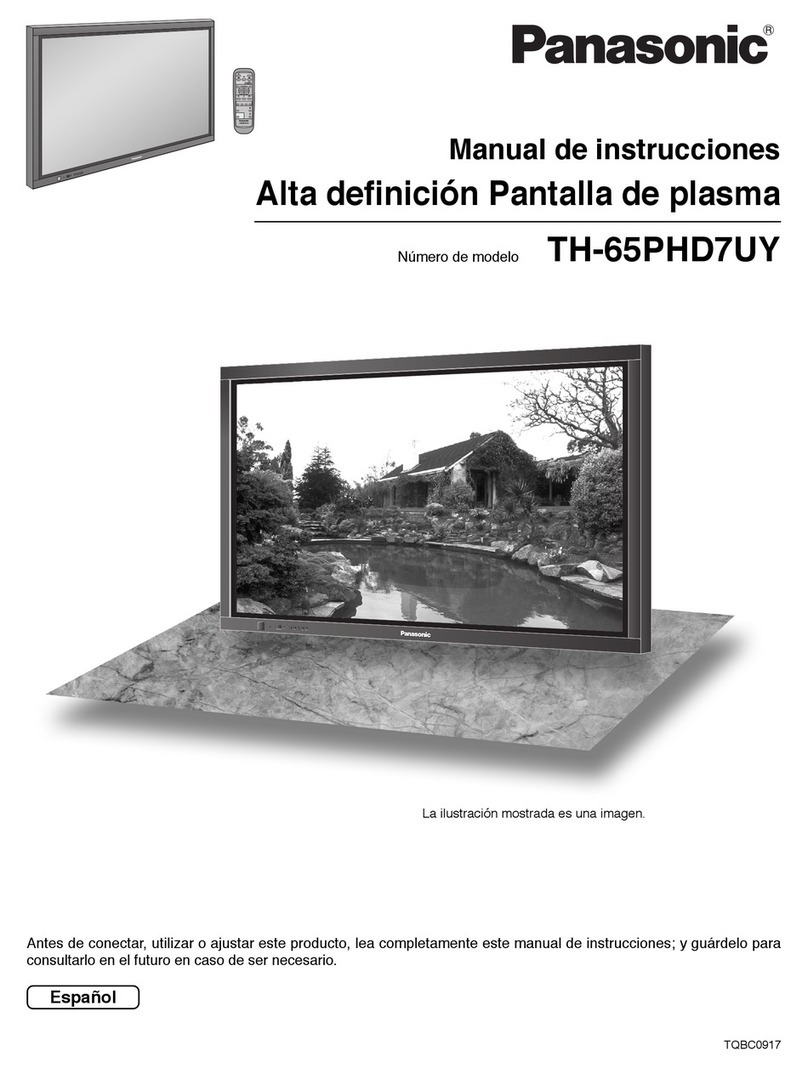 Panasonic TH65PHD7UY - 65" PLASMA Setup guide