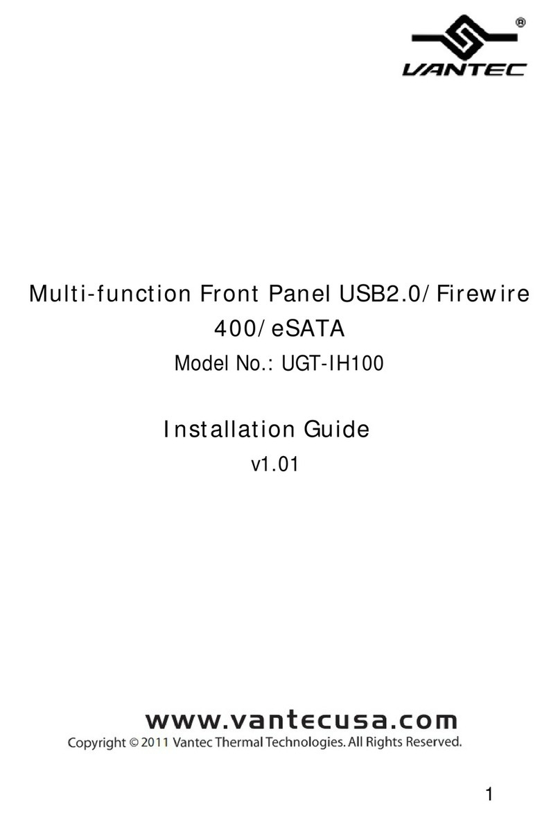 Vantec UGT-IH100 installation guide