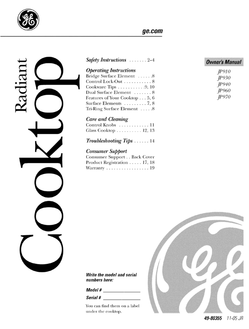 GE JP910 User manual