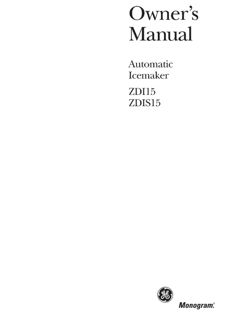 GE Monogram ZDI15 User manual GE Monogram ZDI15 User manual
