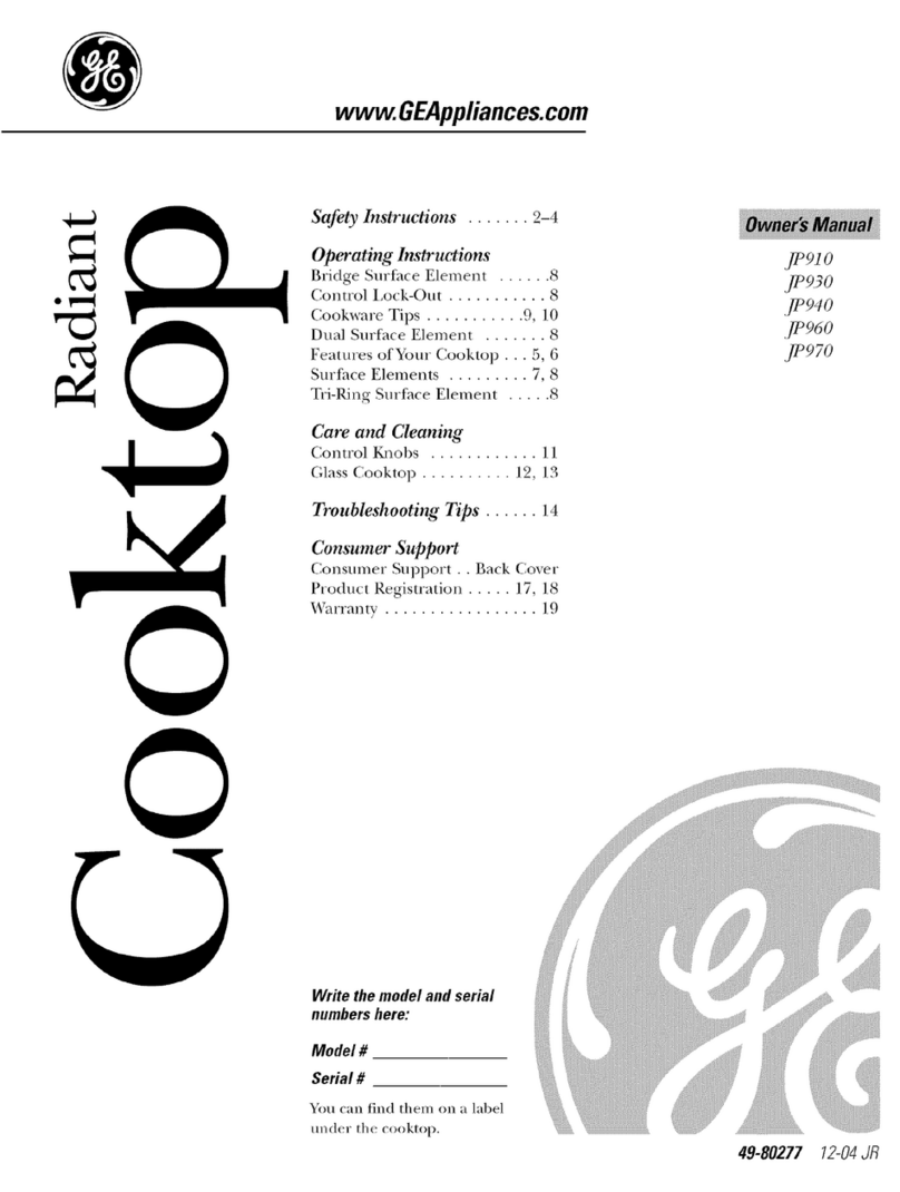 GE JP910 User manual