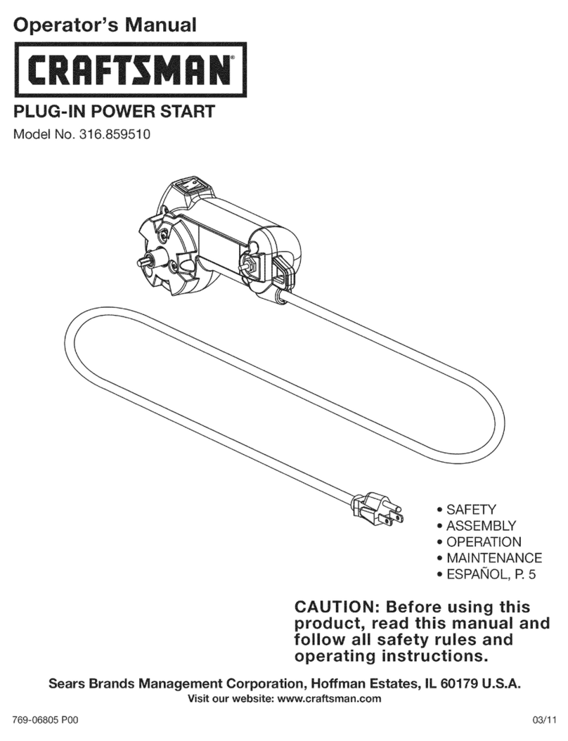 Craftsman 316.859510 User manual