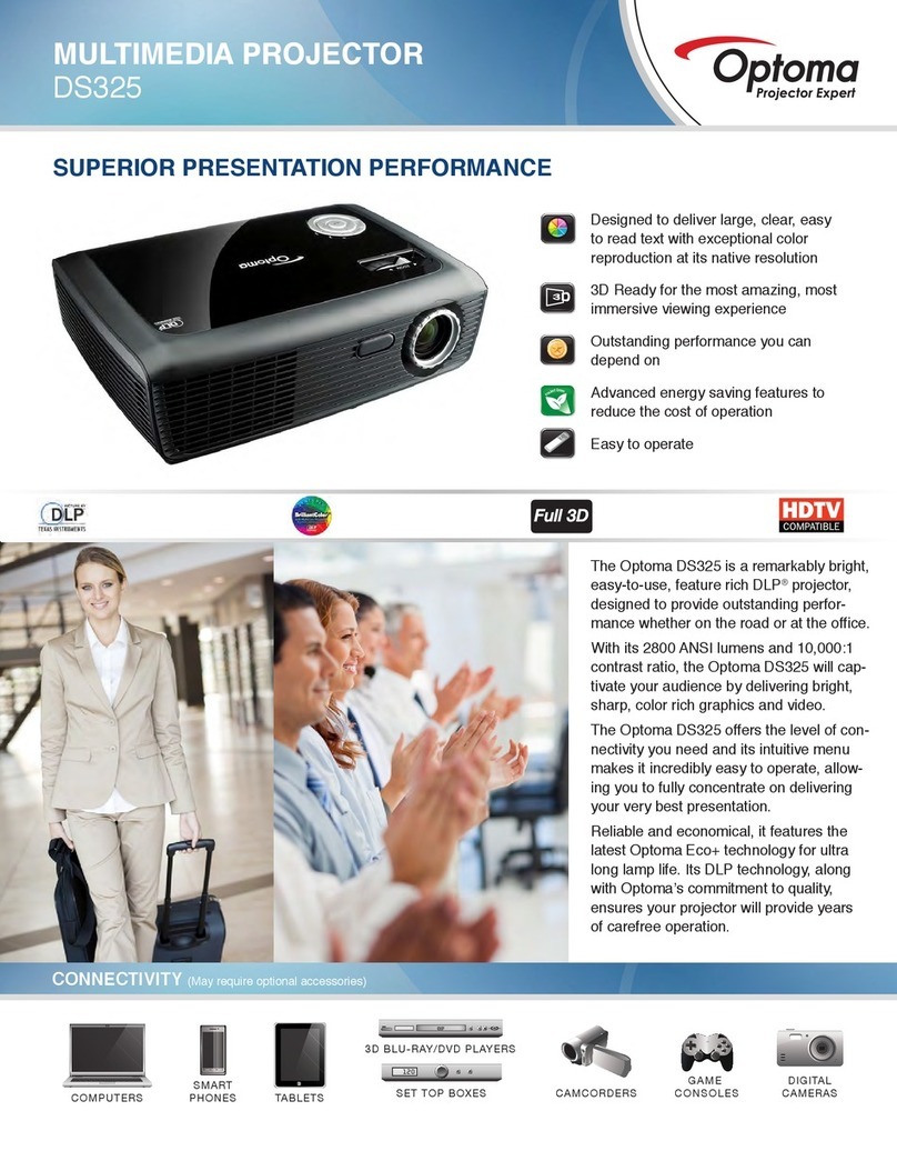 Optoma DS325 User manual