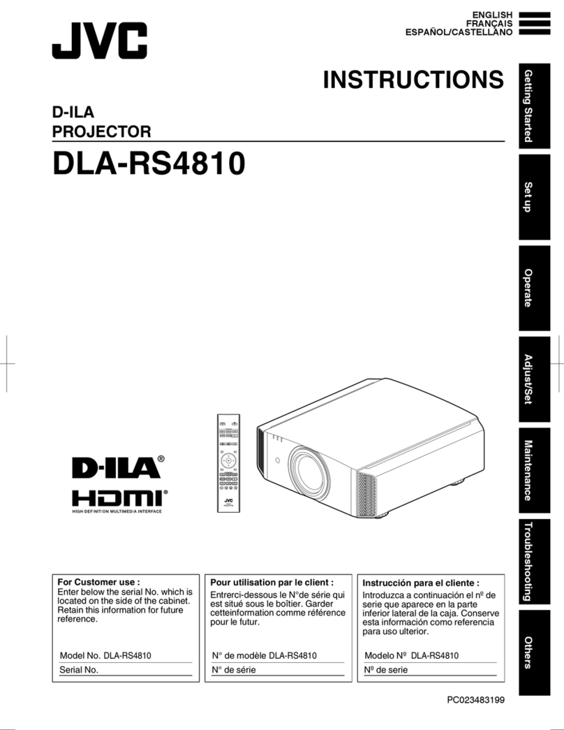 JVC DLA-RS4810U User manual
