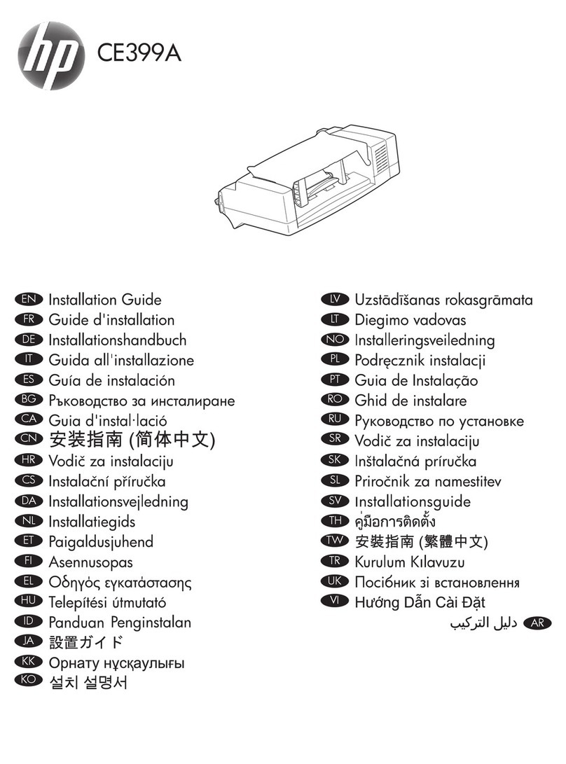 HP LaserJet Enterprise 600 installation guide