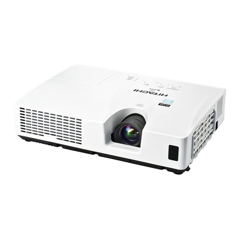 Hitachi CP-X8 User manual