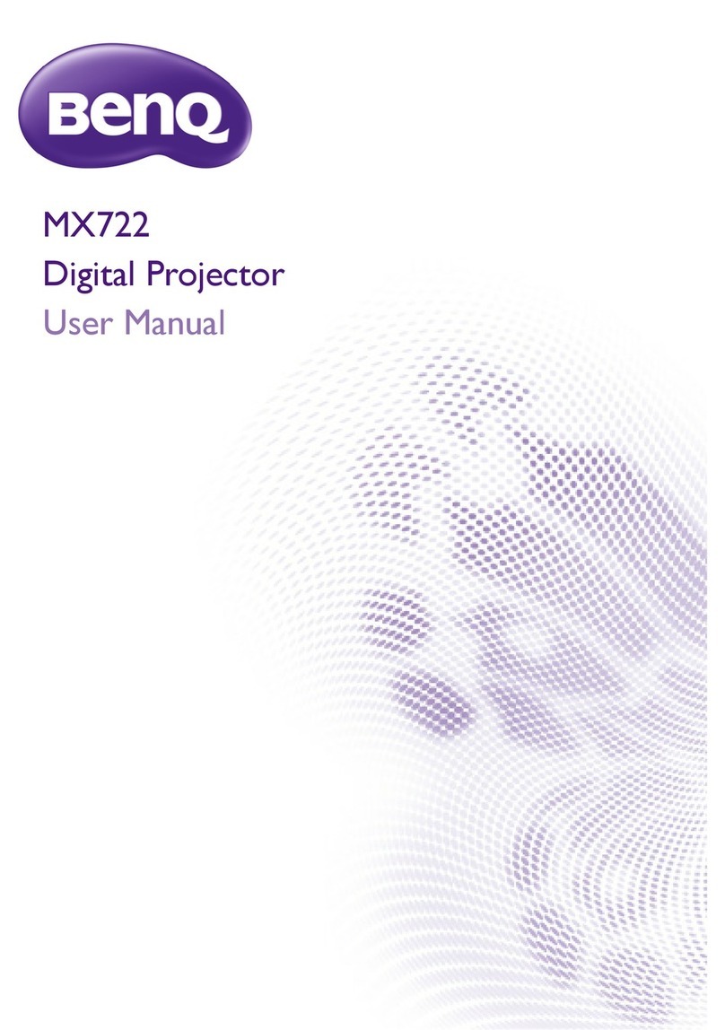 BenQ MX722 user manual