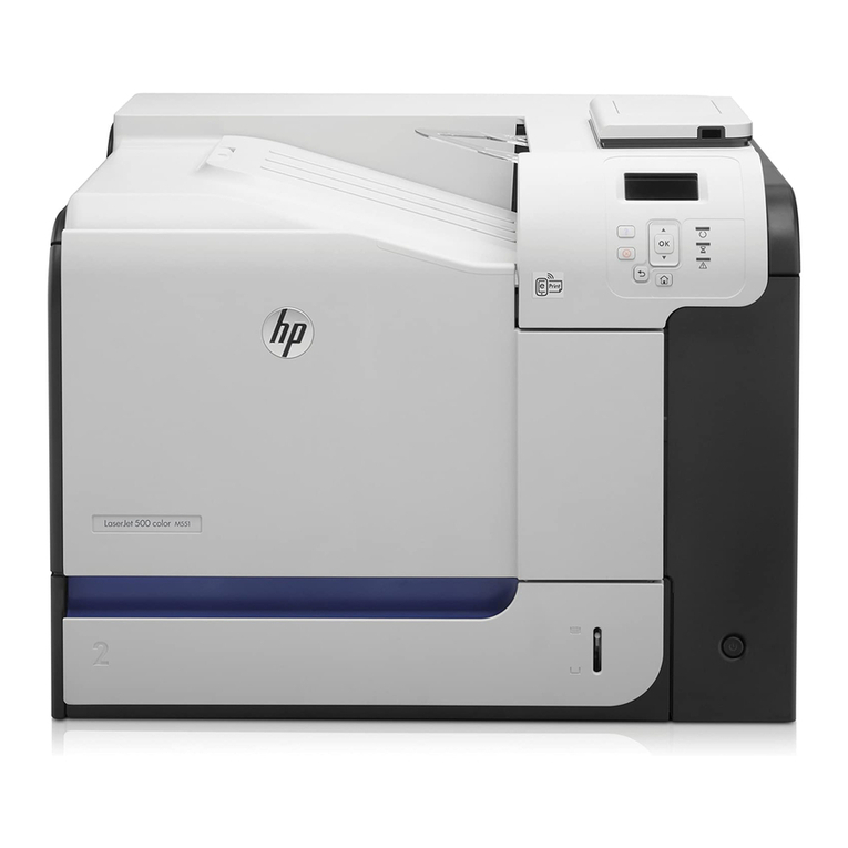 HP LASERJET ENTERPRISE 500 Service manual