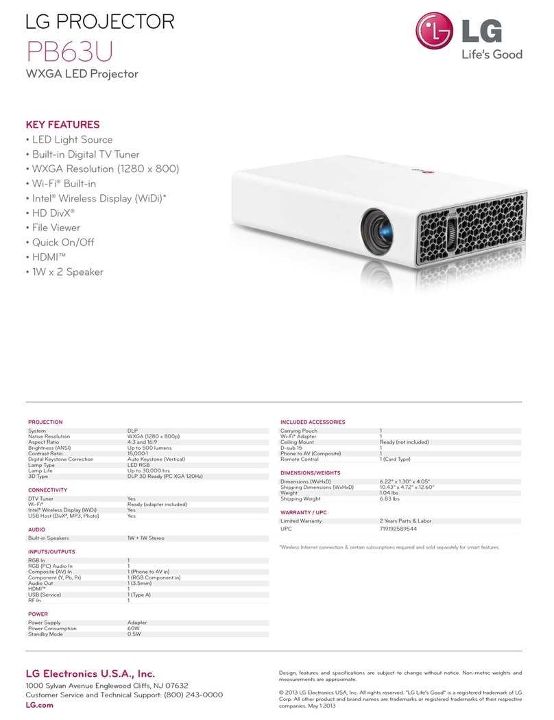 LG PB63U specification