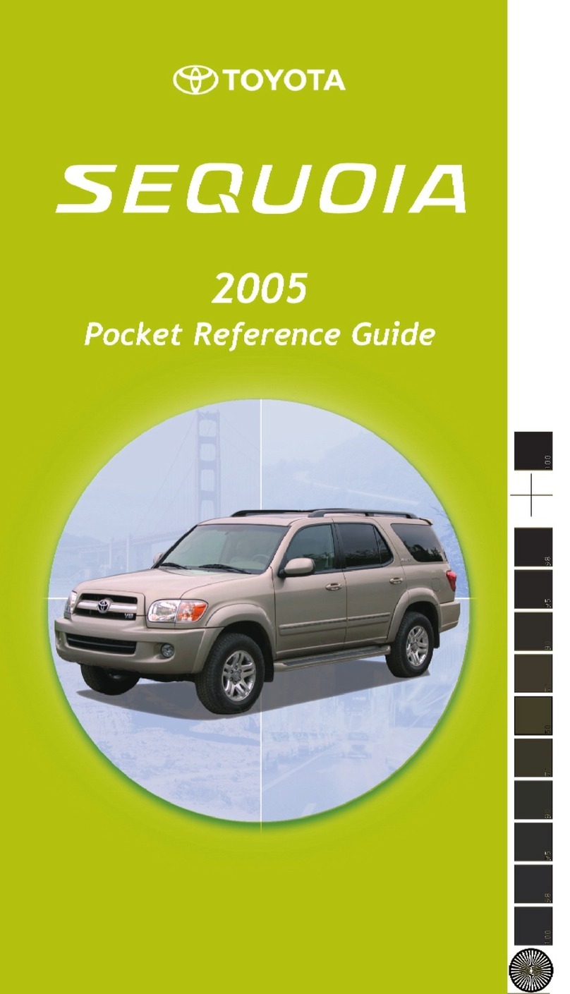 Toyota Sequoia  guide User manual
