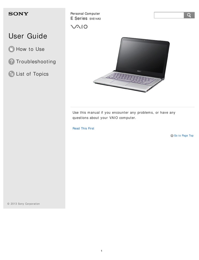 Sony SVE14A35CXH user guide