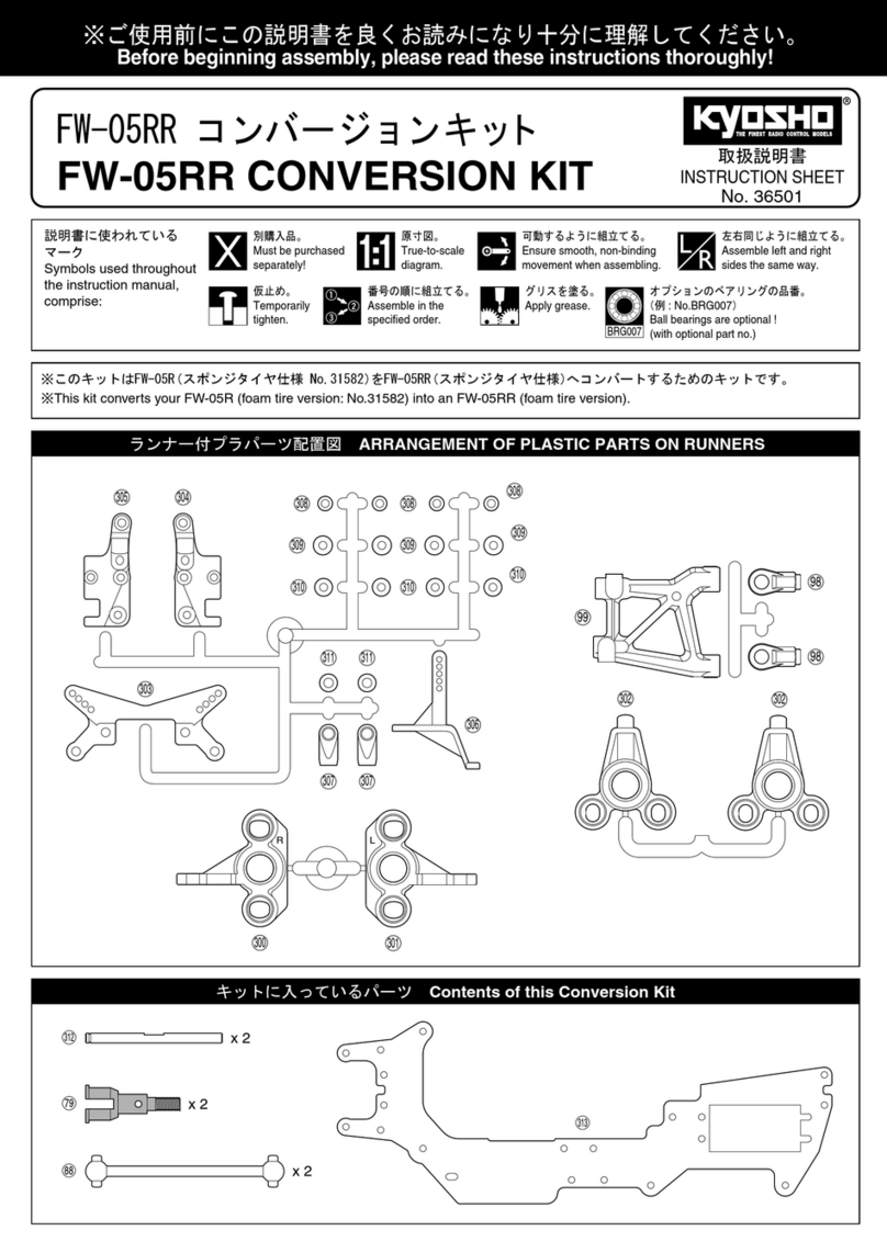 Kyosho FW-05RR Conversion instructions