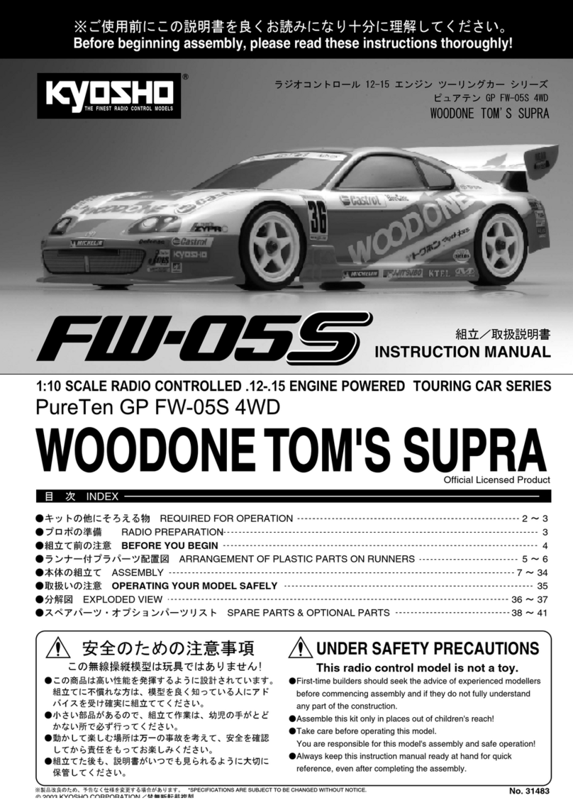 Kyosho FW-05 S User manual