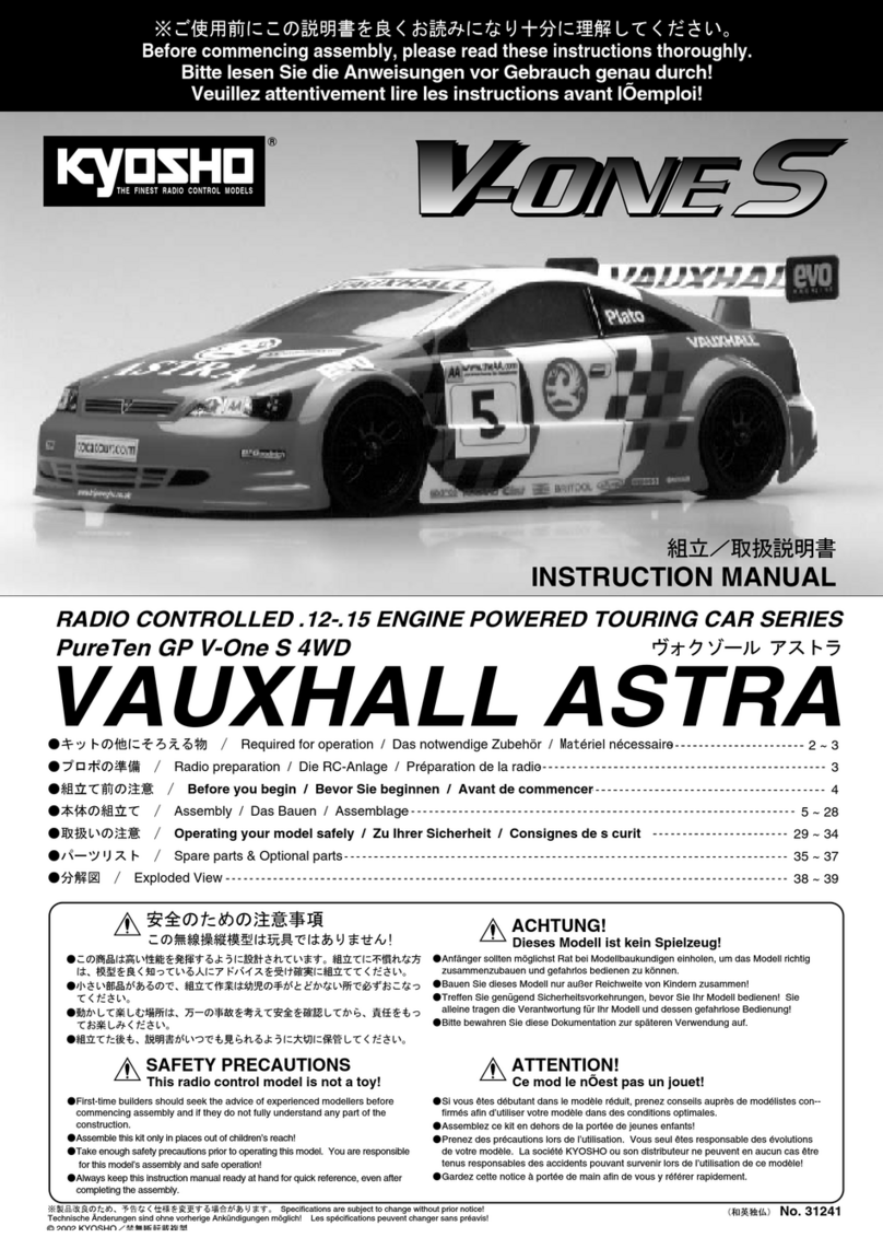 Kyosho V-oneS instruction manual