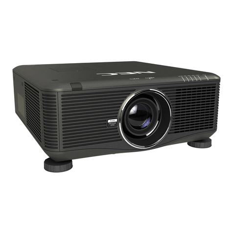 NEC NP-PX700W Installation instructions