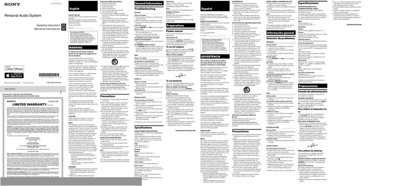 Sony RDP-M7iPBLKN operating instructions