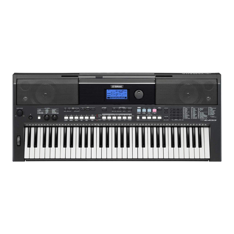 Yamaha PSR-E433 User manual