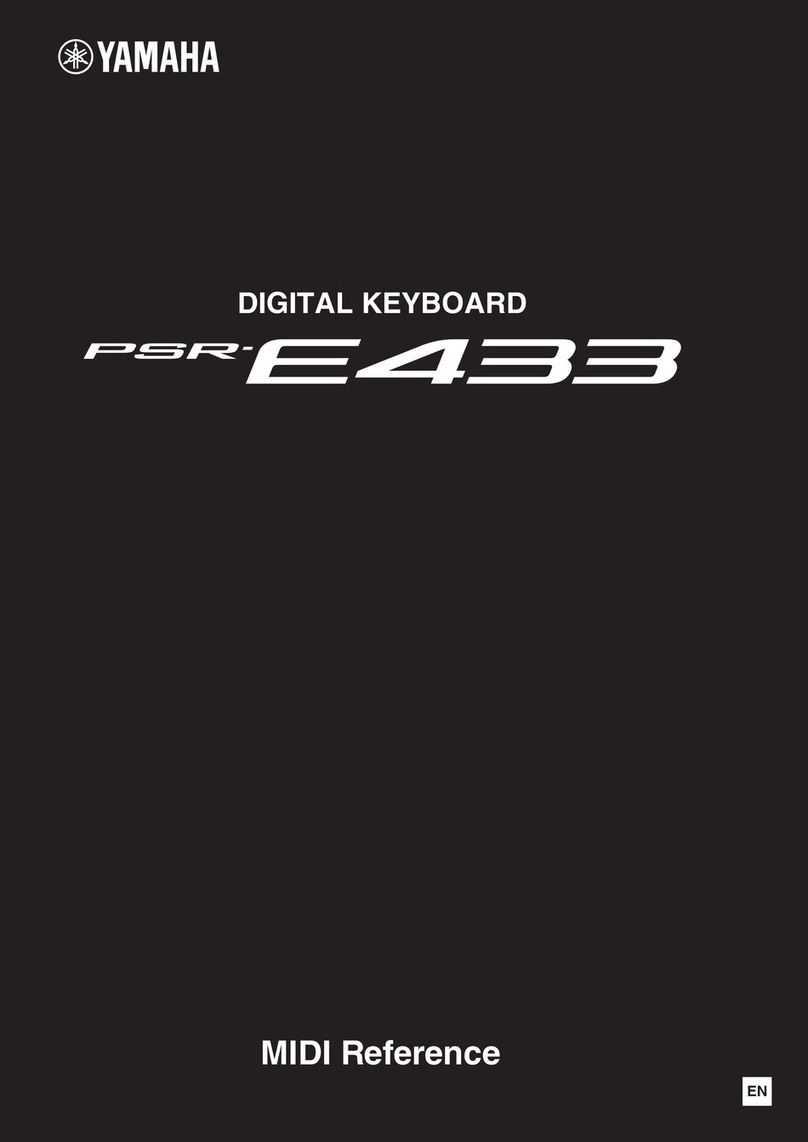 Yamaha PSR-E433 User manual Yamaha PSR-E433 User manual