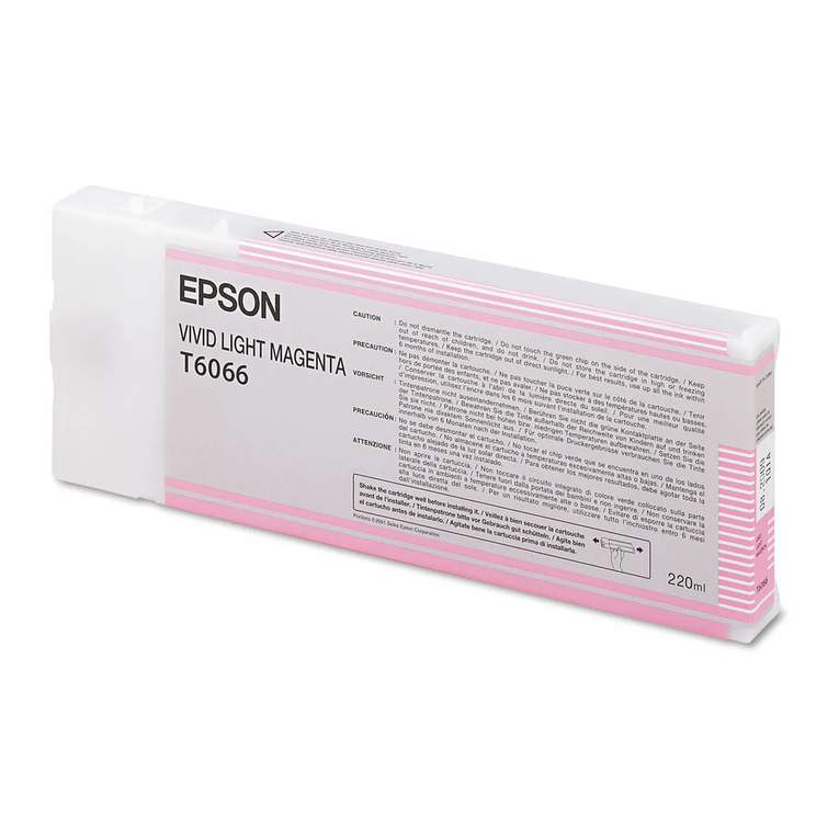 Epson T606600 Operating and maintenance instructions