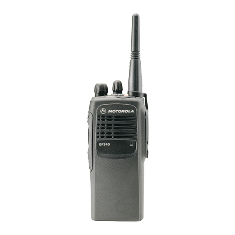 Motorola GP340 ATEX User manual