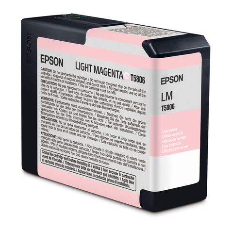 Epson T580600 Material safety data sheet
