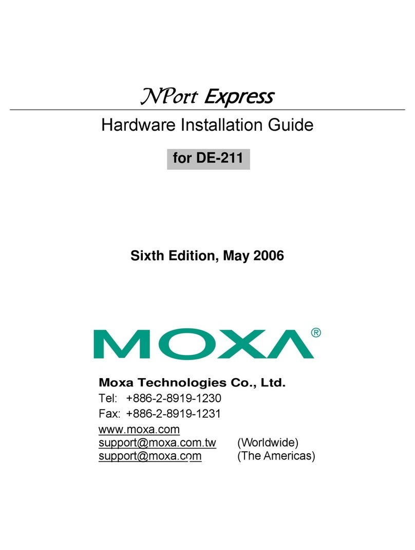 Moxa Technologies NPort Express DE-211 Manual