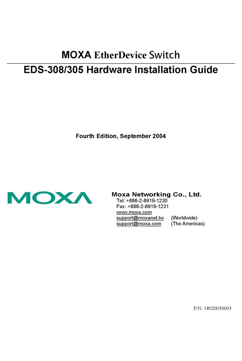 Moxa Technologies ETHERDEVICE EDS-305 Manual Moxa Technologies ETHERDEVICE EDS-305 Manual