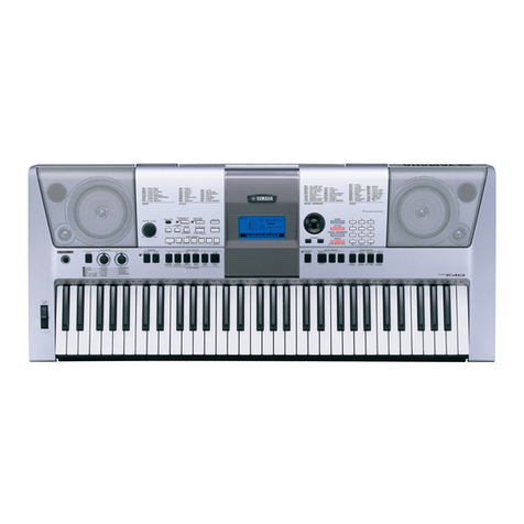 Yamaha PSRE413 - KEYBOARD USB 100 PATTERNS owner's manual