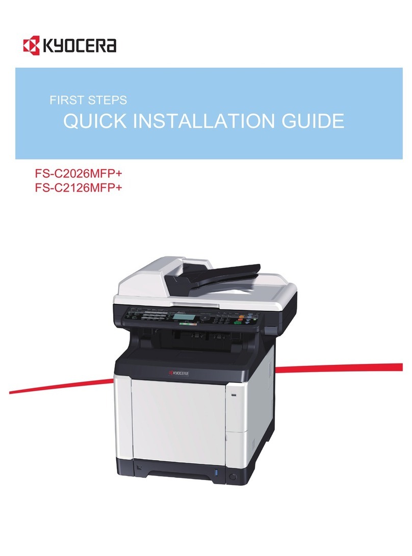 Kyocera ECOSYS FS-C2126MFP User manual