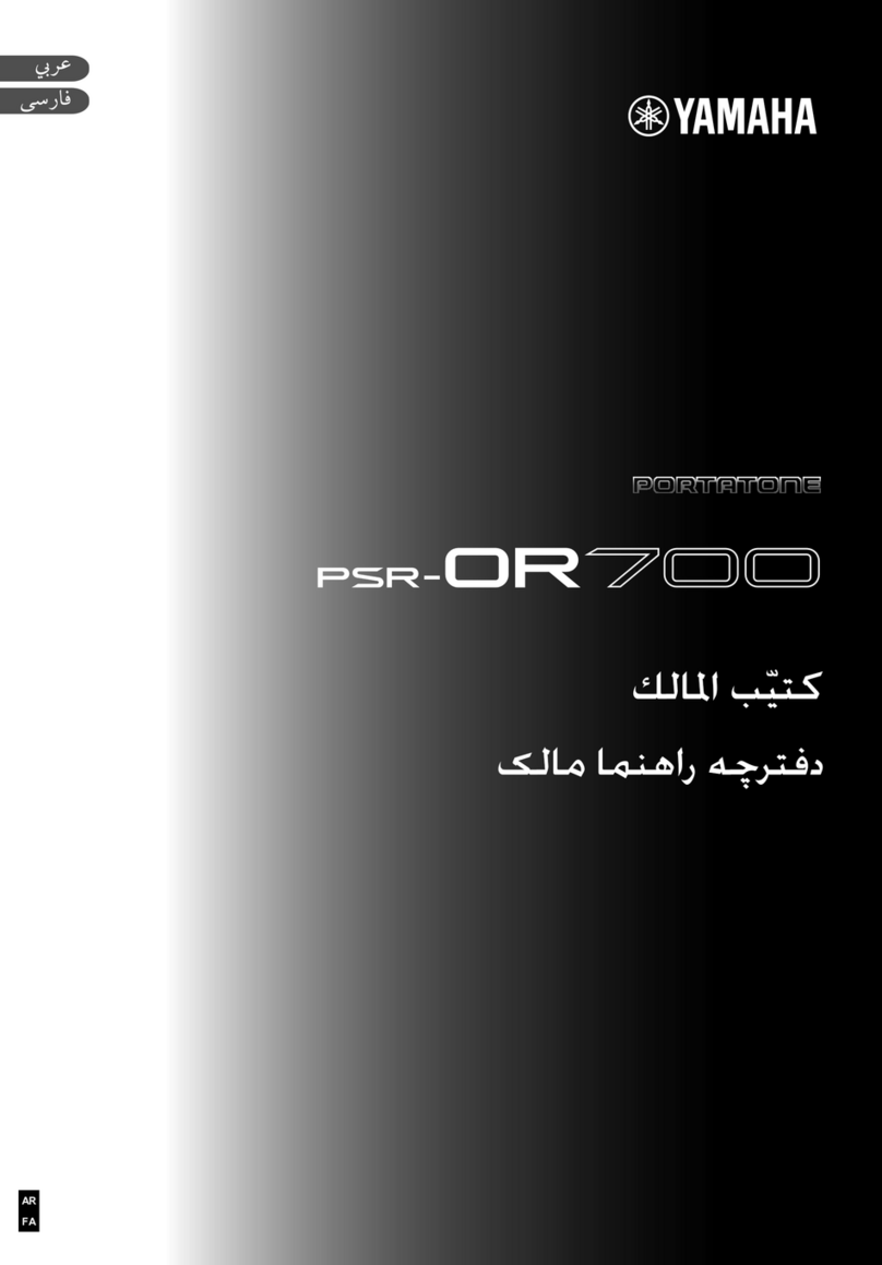 Yamaha PORTATONE PSR-OR700 User manual