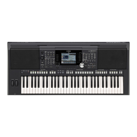 Yamaha PSR-S950 Midi implementation