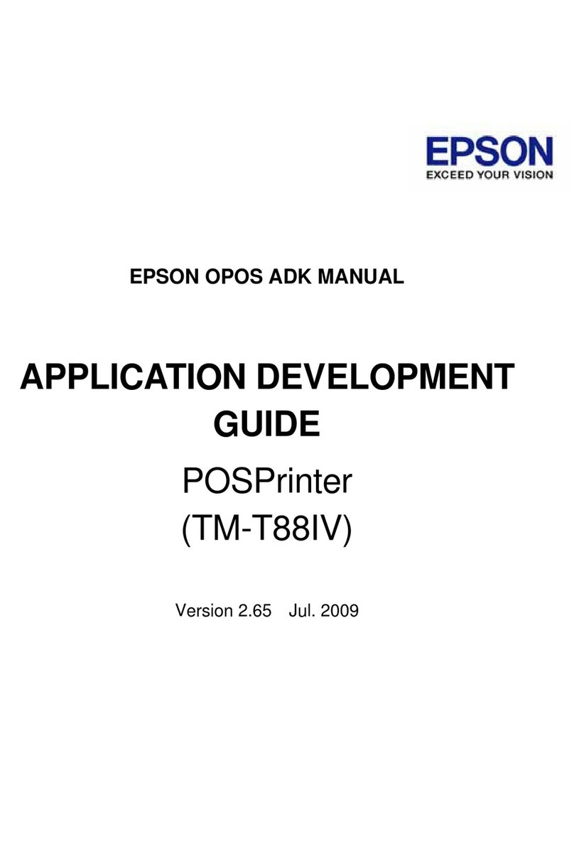 Epson T88IVP - TM Two-color Thermal Line Printer User guide