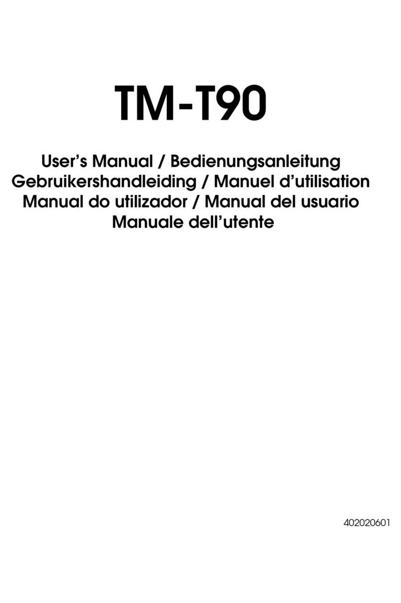 Epson T90P - TM Two-color Thermal Line Printer User manual