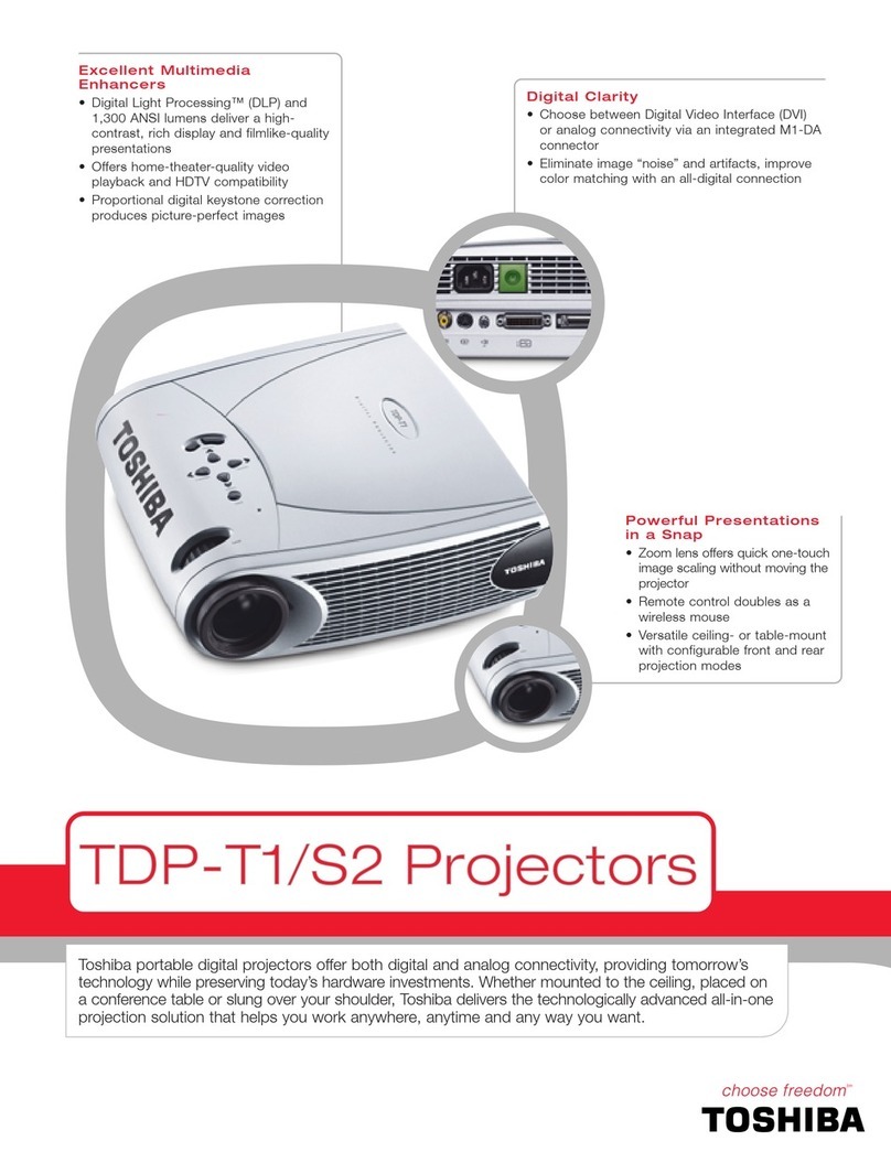 Toshiba TDP-S2 User manual