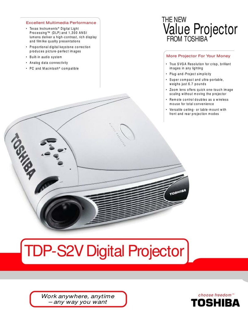 Toshiba TDP-S2V User manual