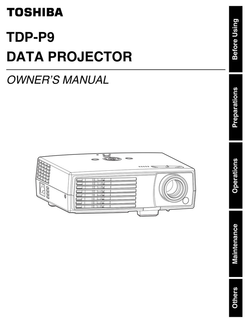 Toshiba TDP-B1-US User manual