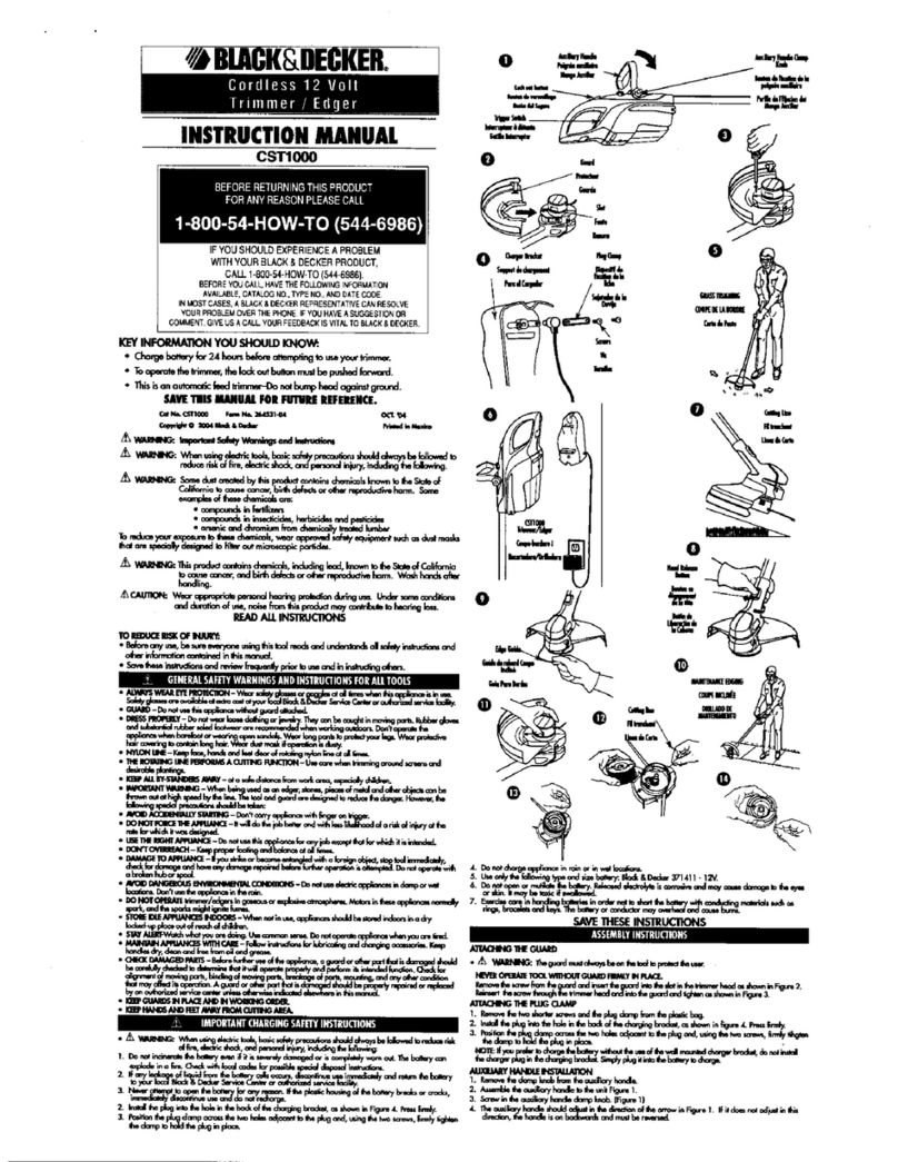 Black & Decker CST1000 instruction manual