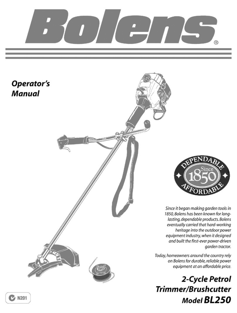 Bolens BL250 Operator's manual