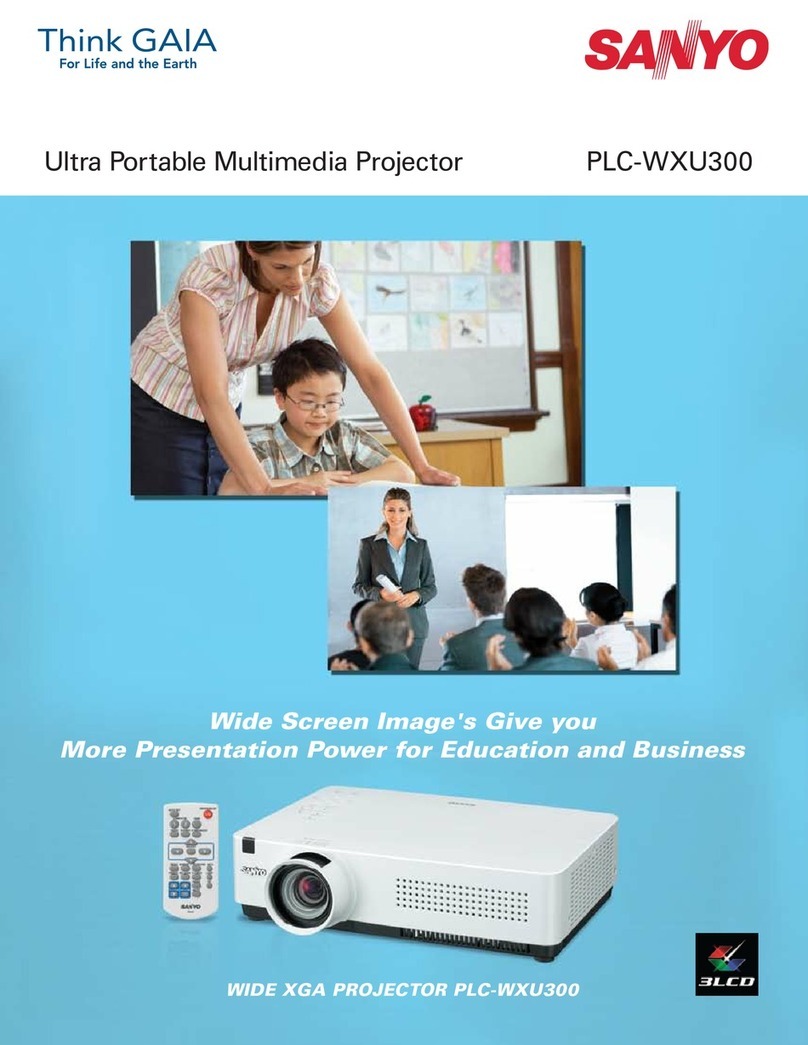 Sanyo PLC-WXU300 - 2500 Lumens brochure