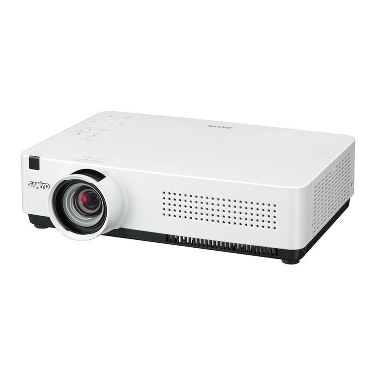 Sanyo PLC-WR251 - True WXGA Projector User manual