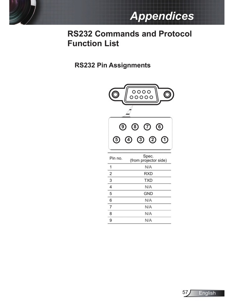 Optoma TX542 Installation manual