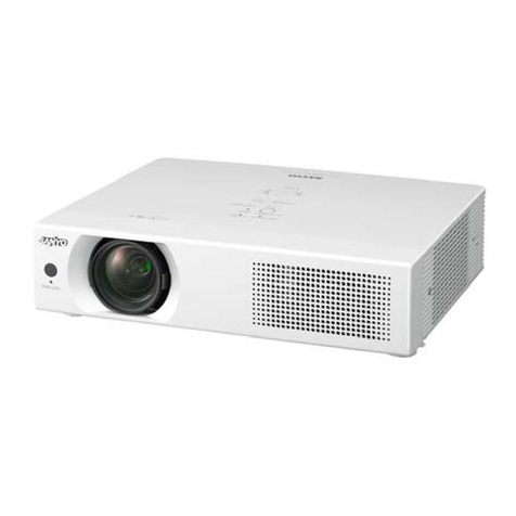 Sanyo PLC-WU3800 Installation manual