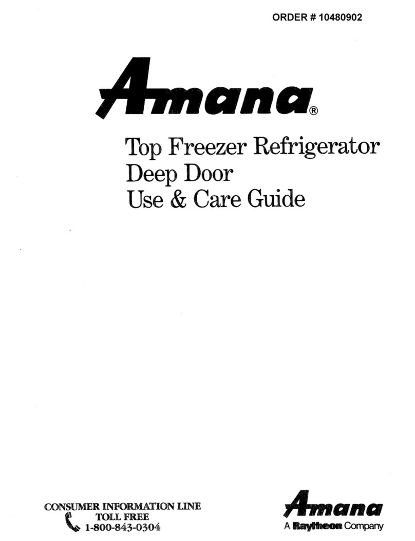 Amana 10480902 User manual Amana 10480902 User manual