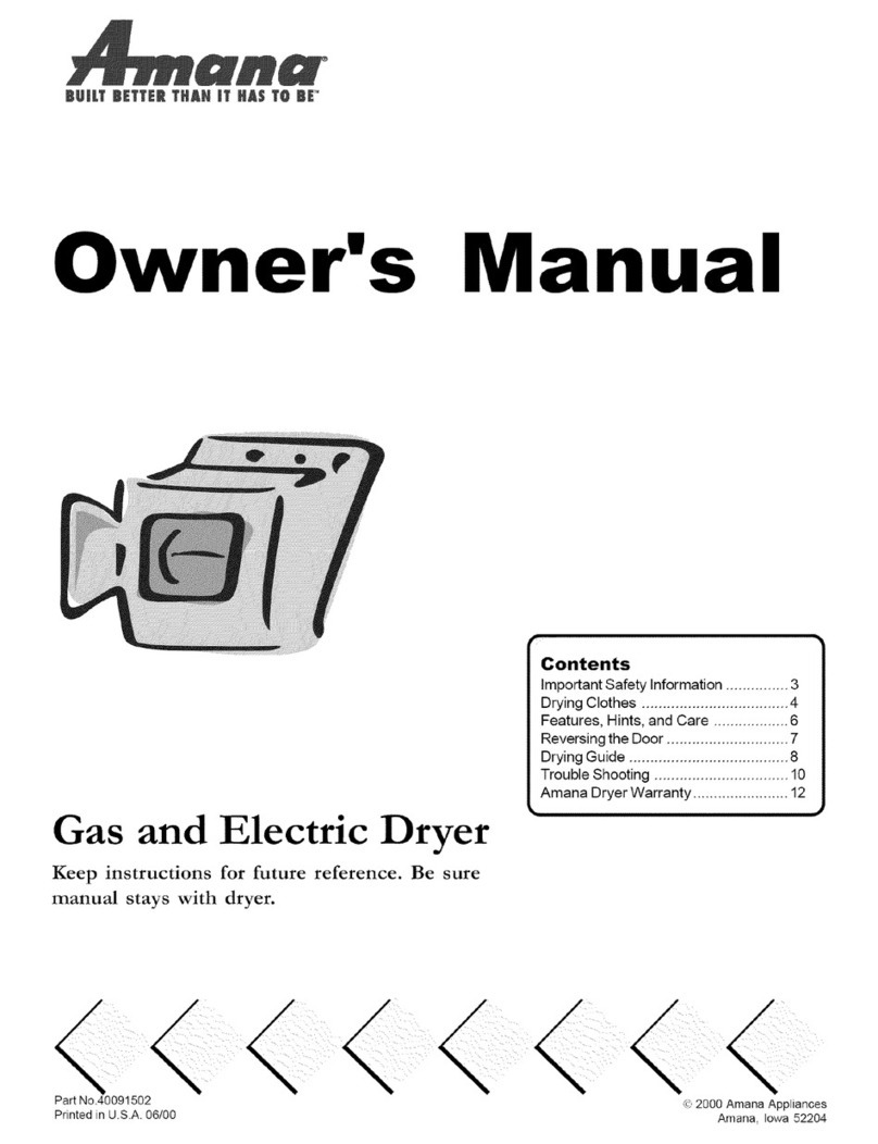 Amana ALE230RAW User manual