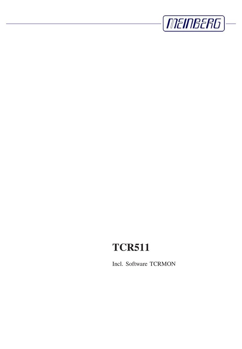 Meinberg TCR511 operating instructions