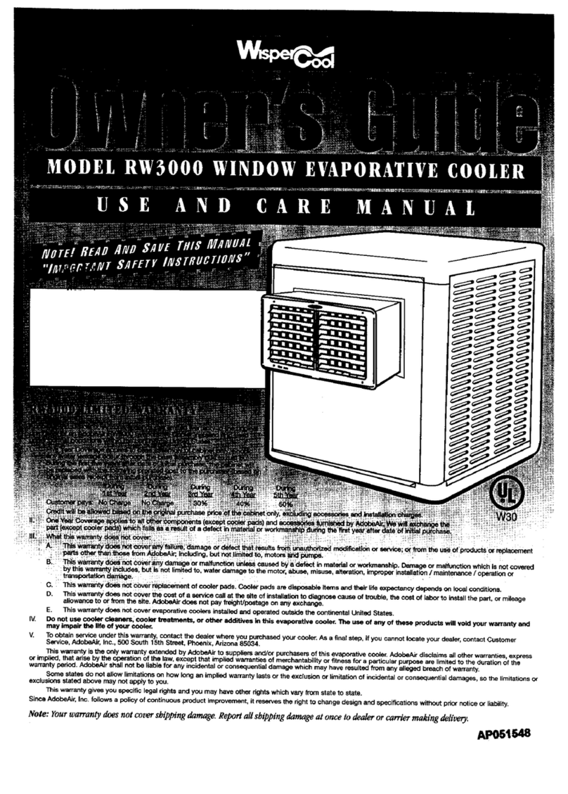 AdobeAir RW3000 owner's guide