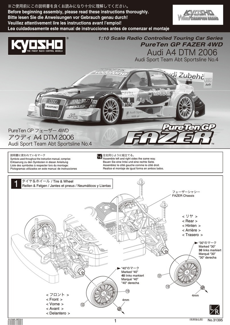 Kyosho PureTen GP FASER instruction manual